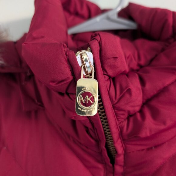 MICHAEL Michael Kors Faux-Fur-Trim Puffer Coat - Picture 5 of 8